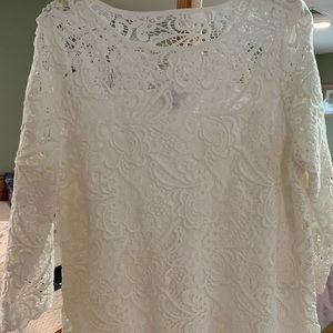Tunic lace top